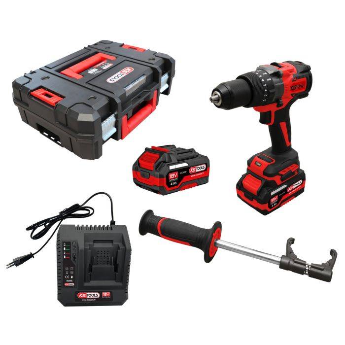 Coffret perceuse-visseuse 18V - KSTOOL - avec 2 batteries 18V 8Ah - chargeur - coffret - 515.4730F - Image 1