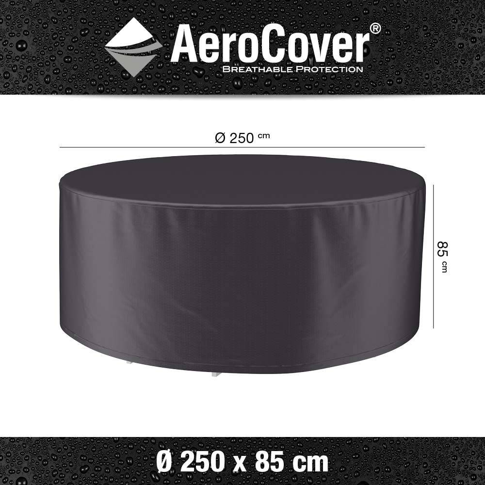 Housse de protection respirante pour table de jardin Pour table Ø250xH85 cm - Image 3
