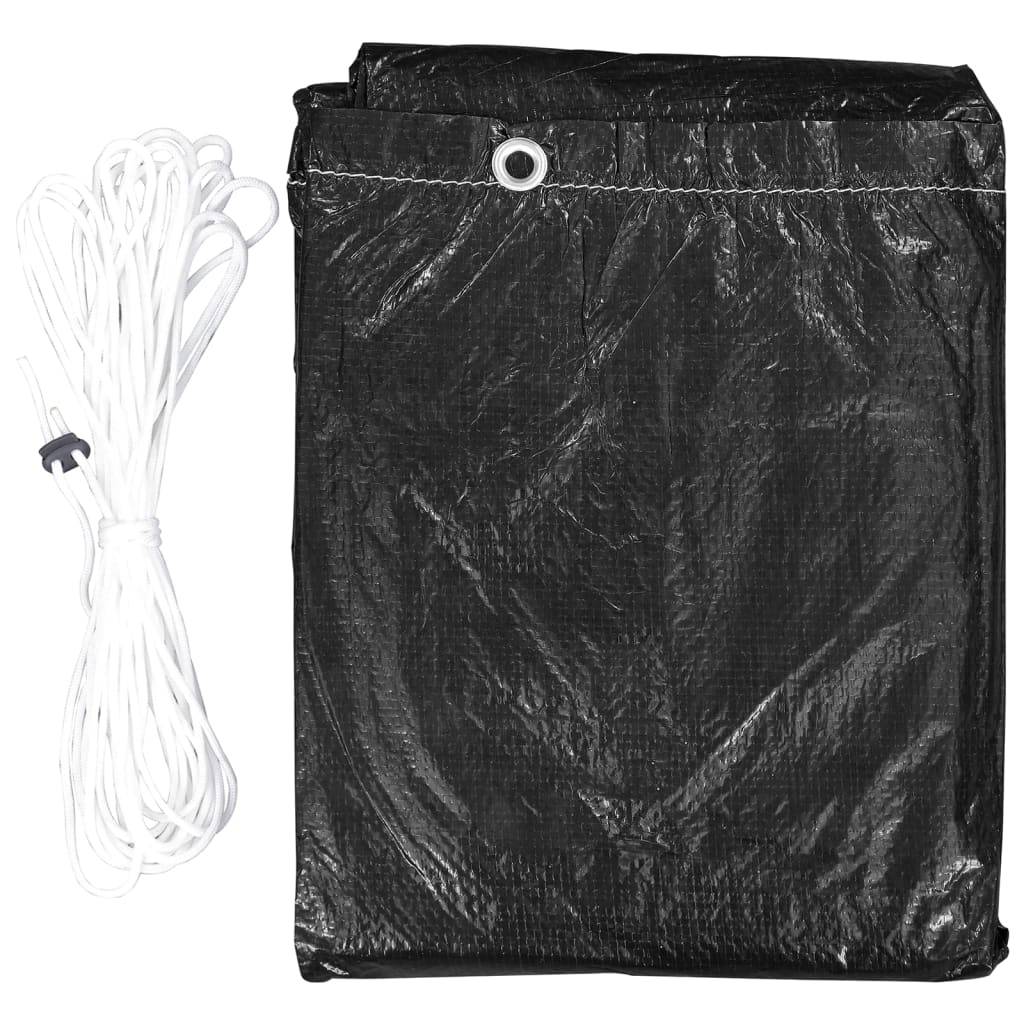 Lot de 2 Housses Salon de Jardin PE Protection Imperméable Anti-UV pour Extérieur Noir 325x205x70 cm – ComfortXL Outdoor Living - Image 4