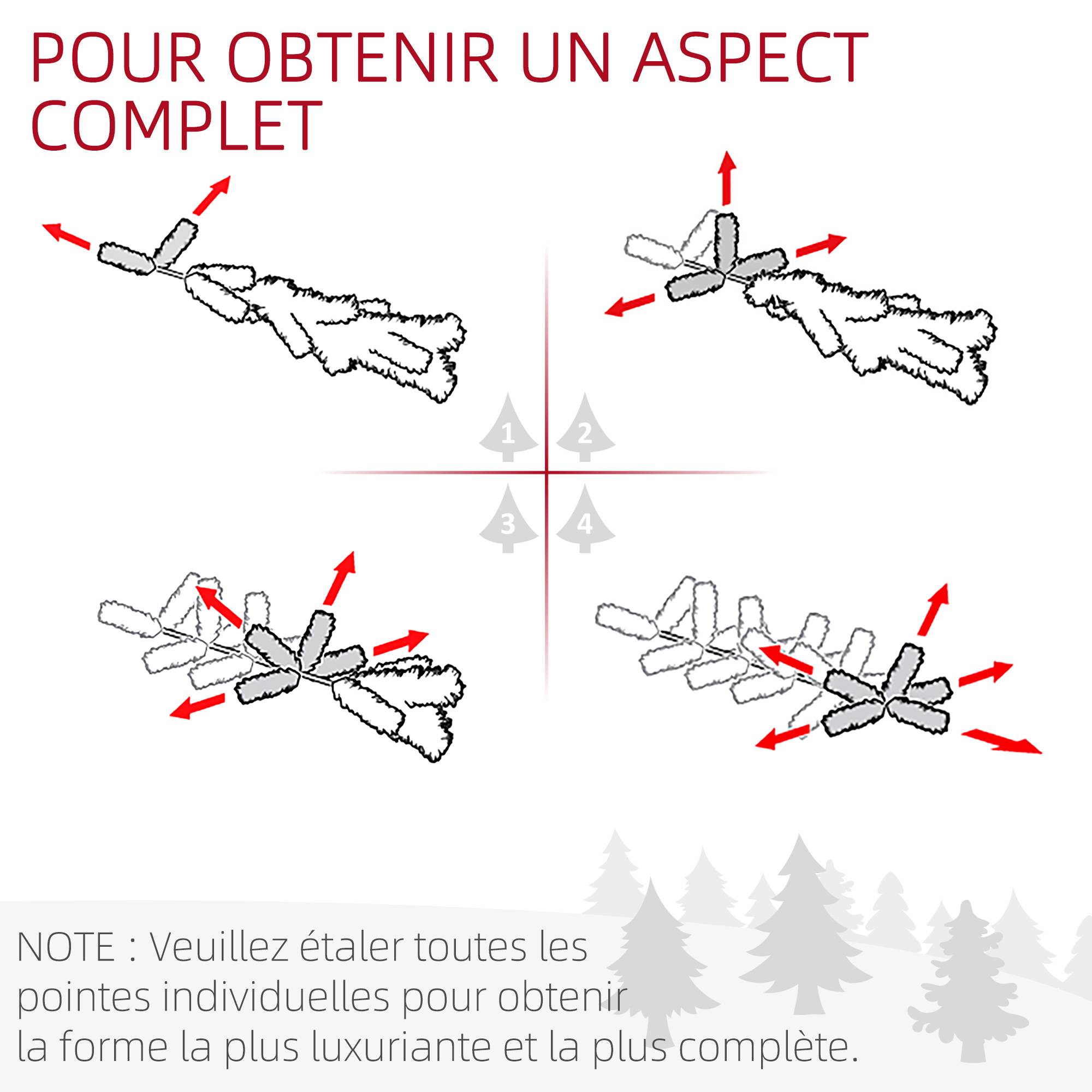 ComfortXL - Couronne de Noël lumineuse en plastique vert Ø 60 cm pour porte avec baies rouges 50 LED et minuterie 6 h - Image 7