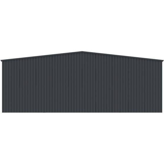 X-Metal - Garage double 32,67 m² acier galvanisé anthracite 2 portes enroulables X-Metal - Image 5