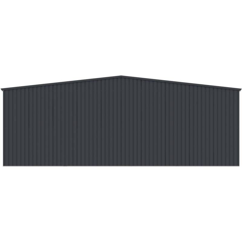 X-Metal - Garage double 32,67 m² acier galvanisé anthracite 2 portes enroulables X-Metal - Image 5