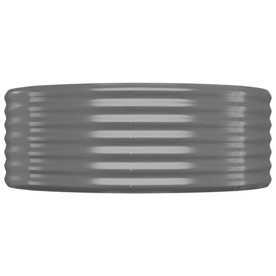 Carré potager acier galvanisé ovale pour jardin potager Gris 507cm – ComfortXL Outdoor Living - Image 4