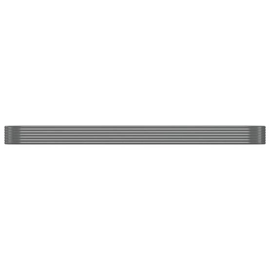 Carré potager acier galvanisé ovale pour jardin potager Gris 507cm – ComfortXL Outdoor Living - Image 3