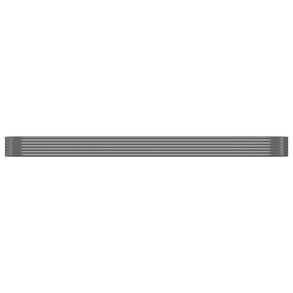 Carré potager acier galvanisé ovale pour jardin potager Gris 507cm – ComfortXL Outdoor Living - Image 3