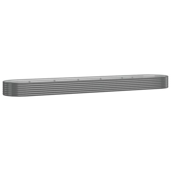 Carré potager acier galvanisé ovale pour jardin potager Gris 507cm – ComfortXL Outdoor Living - Image 2