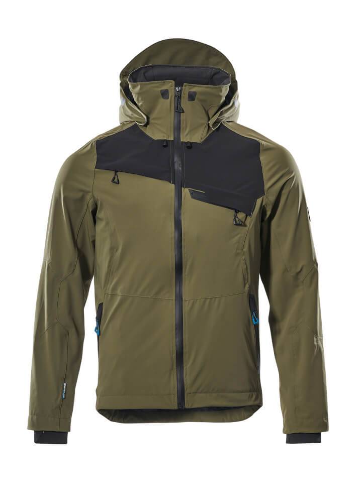 Mascot - Veste professionnelle d'extérieur imperméable Advanced - Taille XL - Vert Foncé / Noir - MASCOT - 17001-411-3309 XL