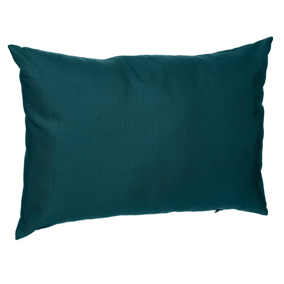 Hesperide - Coussin déco d'extérieur "Korai" bleu canard 30x50cm en polyester Hespéride - Image 1
