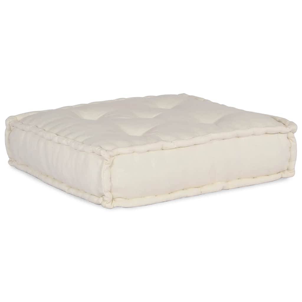Canapé modulaire tissu coton crème 70 x 70 x 54 cm, poids:13.95kg - PANGIVO - Image 8