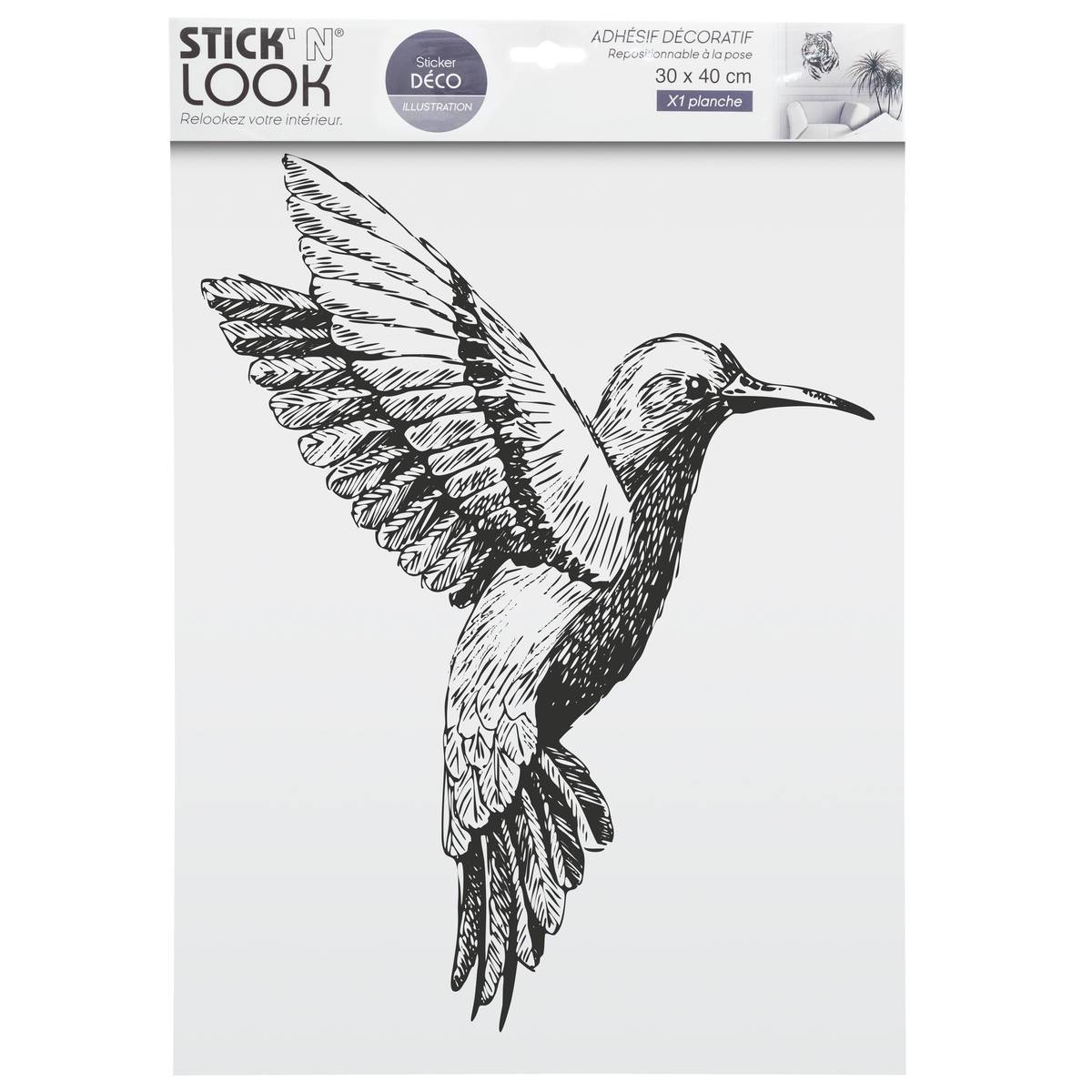Atmosphera - Sticker Illustré Jungle 30 x 40 - Atmosphera Créateur d'intérieur - Image 4