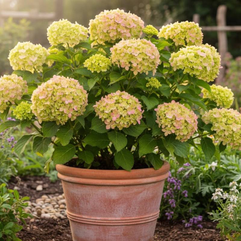 Hortensia paniculata Romantic Ace® 'Renvagor', Hydrangea paniculata à fleurs Rose - feuillage Caduc - Pot de 1,5L - 10/20 cm-  hauteur à maturité De 1 - Image 8