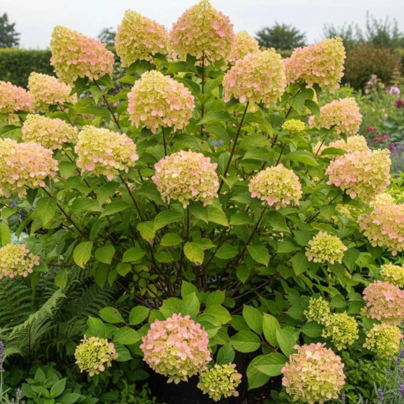 Hortensia paniculata Romantic Ace® 'Renvagor', Hydrangea paniculata à fleurs Rose - feuillage Caduc - Pot de 1,5L - 10/20 cm-  hauteur à maturité De 1 - Image 10