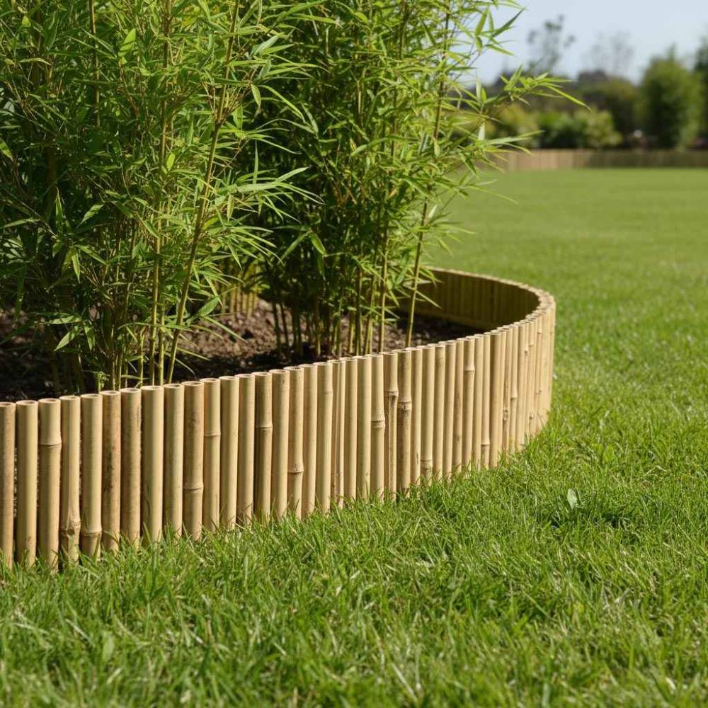 Aubry Gaspard - Bordure en bambou naturel Lot de 10 - Image 2