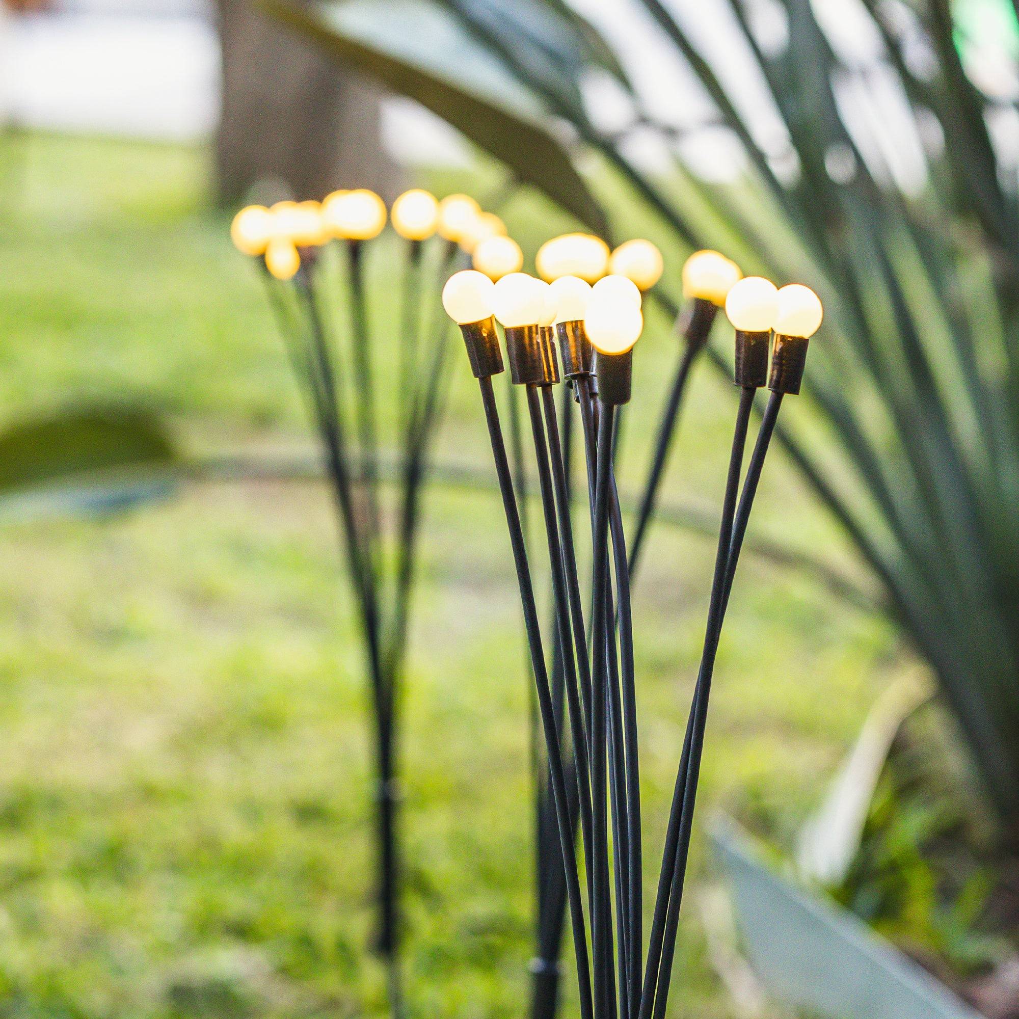 Lumisky - 4 Torches solaires 10 boules LYRA H73cm - Image 2