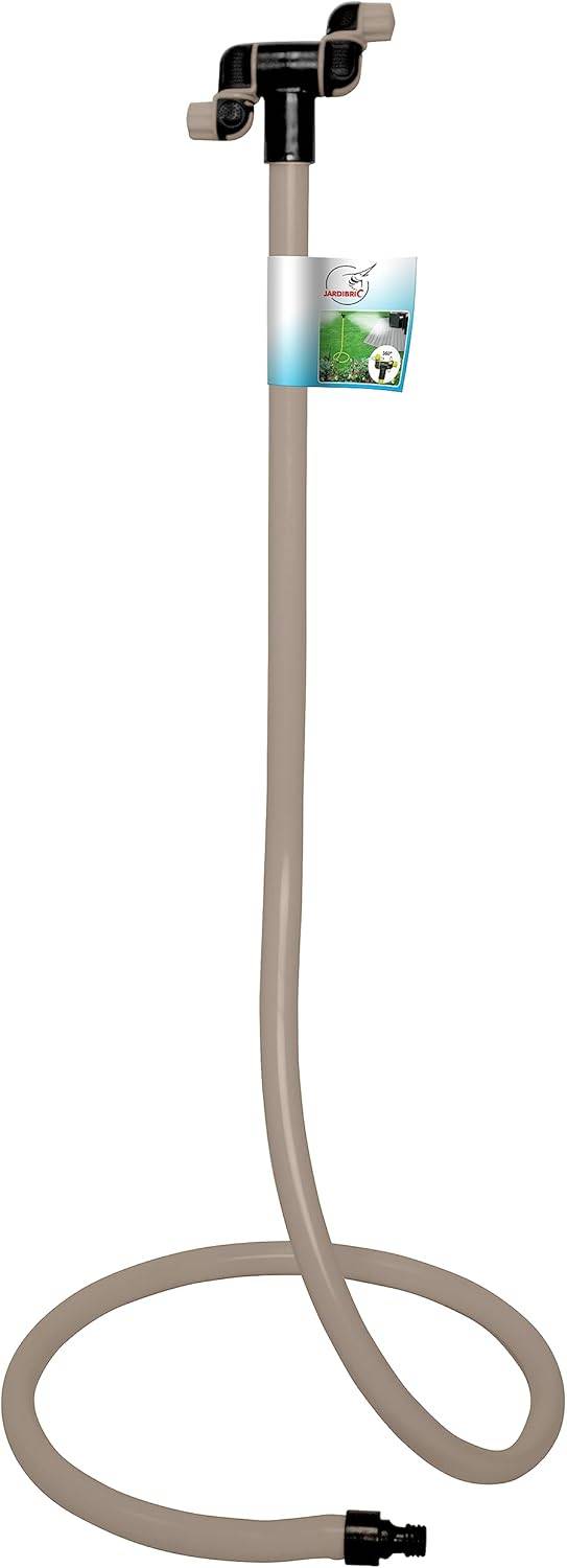 Jardibric - Brumisateur Jardin Extérieur sur Pied Jardibric 2 Têtes Orientables 360 Degrés Buse PVC Interchangeable Pied Stable Rigide Brumisateur Cobra - Image 5