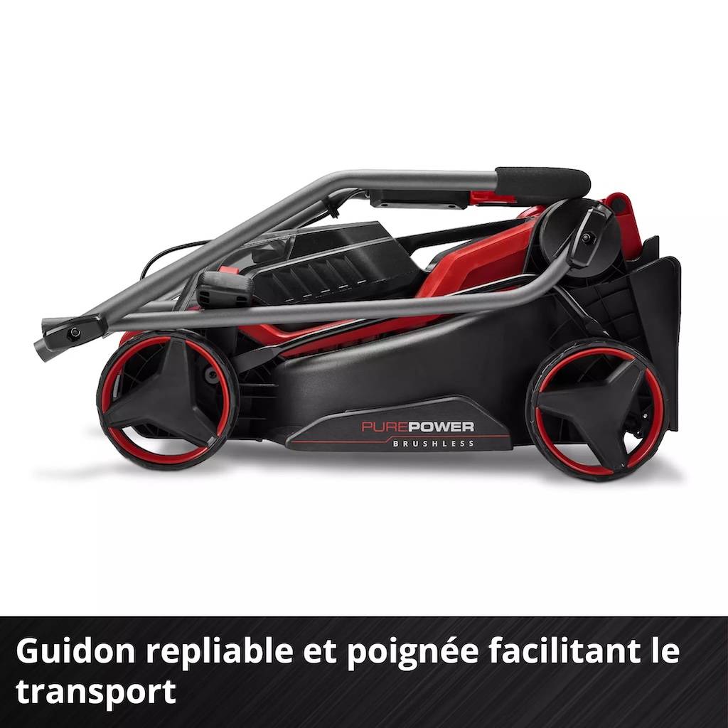 Einhell - Tondeuse à gazon sans fil - GE-CM 18/32 C Li BL-Solo - 18 V Power X-Change - Largeur de coupe 32 cm - Brushless - Image 7