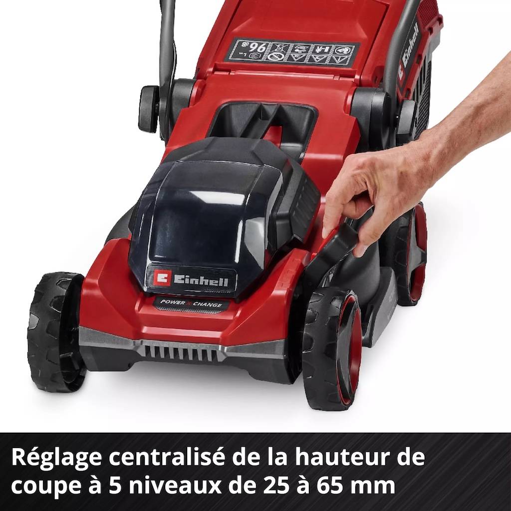 Einhell - Tondeuse à gazon sans fil - GE-CM 18/32 C Li BL-Solo - 18 V Power X-Change - Largeur de coupe 32 cm - Brushless - Image 6