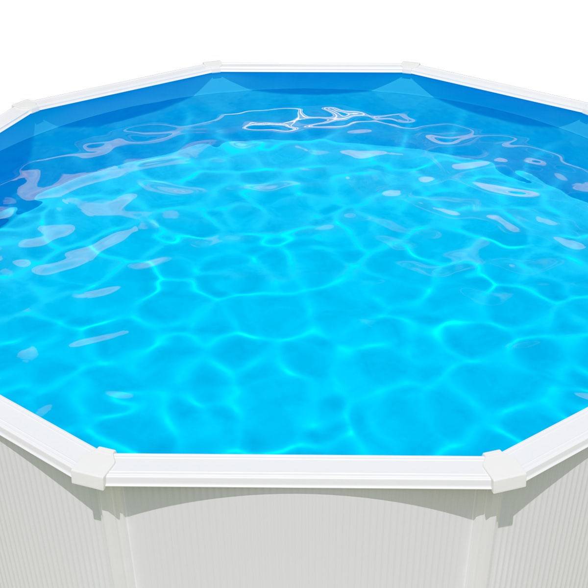 Liner bleu pour piscine métal intérieur 4,90 x 3,70 x 1,32 m - Image 3