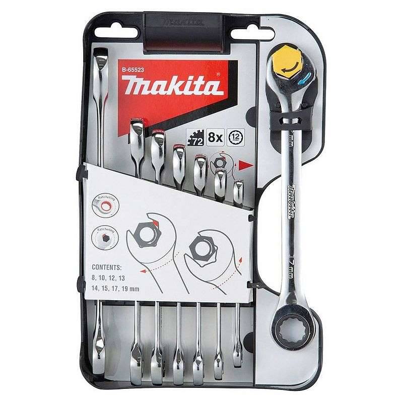 Makita - Jeu de 8 clés mixtes à serrage rapide et à cliquet MAKITA B-65523 Makita - Image 2