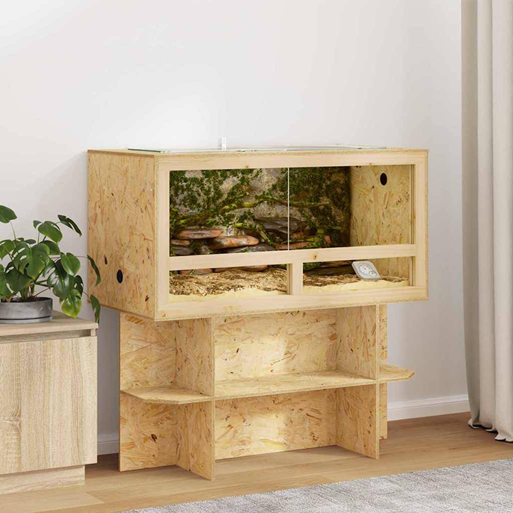 Vidaxl - Terrarium Marron 100 x 50 x 100 cm OSB vidaXL 3397884 - Image 1