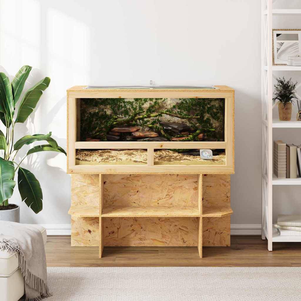 Vidaxl - Terrarium Marron 100 x 50 x 100 cm OSB vidaXL 3397884 - Image 5
