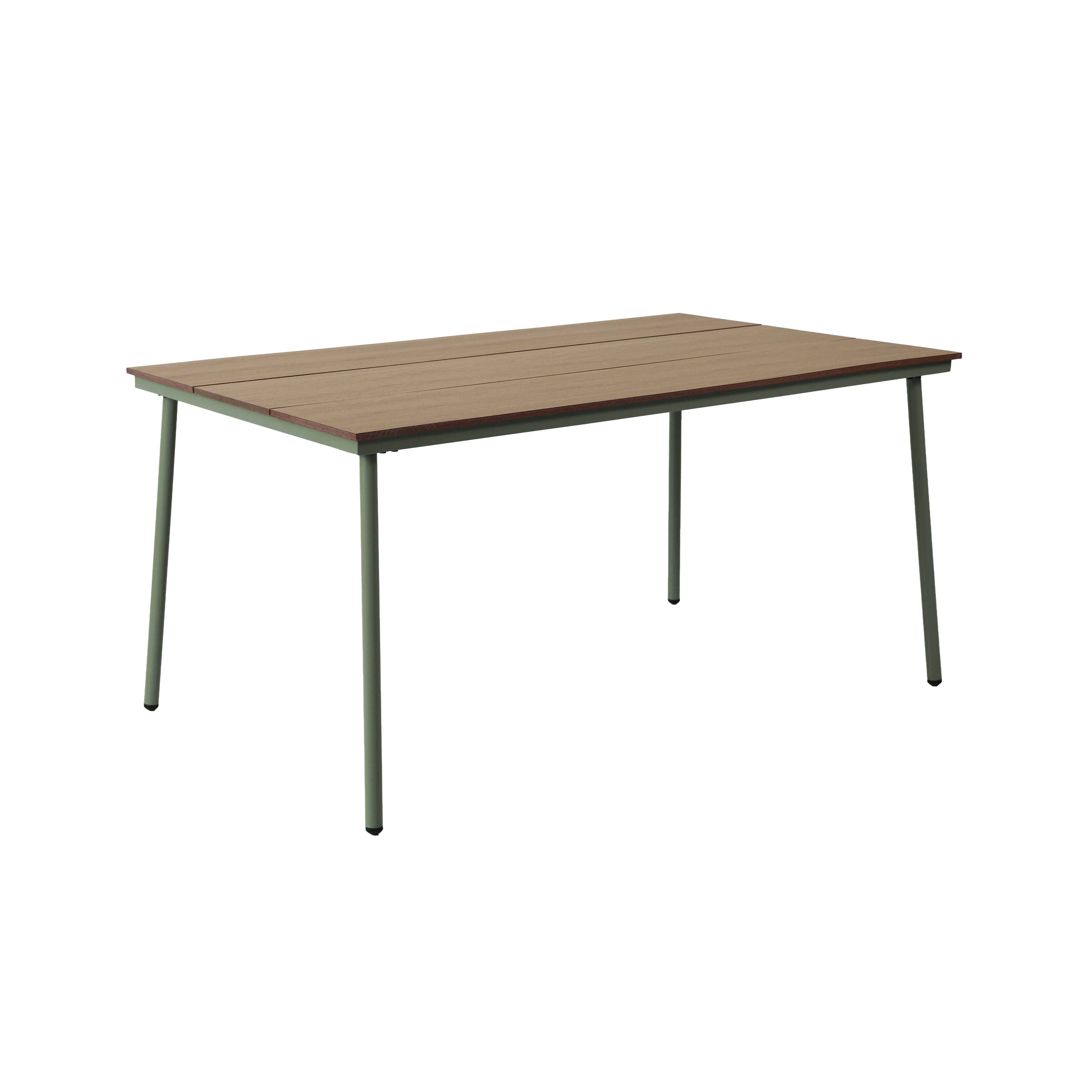 Oviala - Ensemble table de jardin ovale 150x90 cm et 6 chaises vert Valencia - Oviala - Image 3