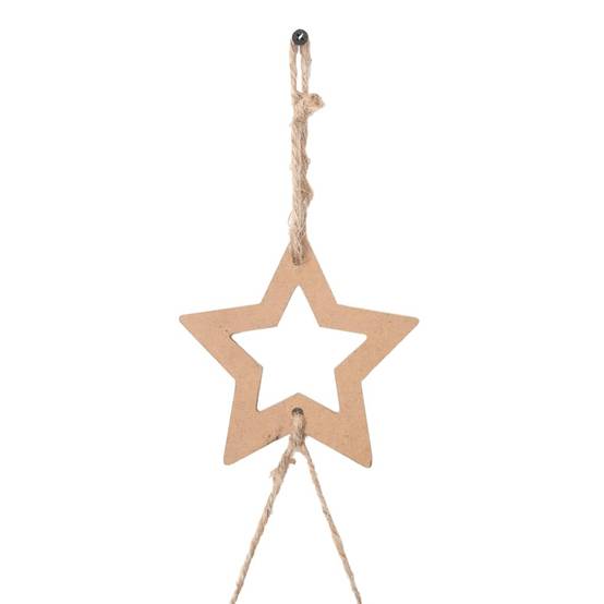 Grand Sapin de Noël Mural Suspendu en Bois Naturel Décoration Rustique 180 cm – ComfortXL Outdoor Living - Image 6