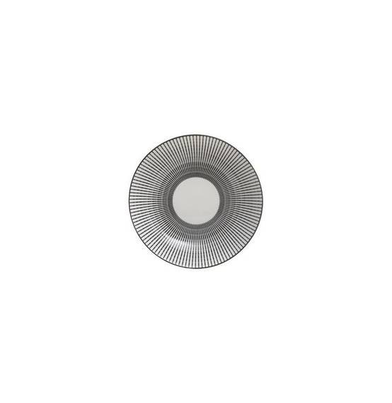 Set de 6 assiettes creuses Lunis - D 20,5 cm - Noir - Image 2