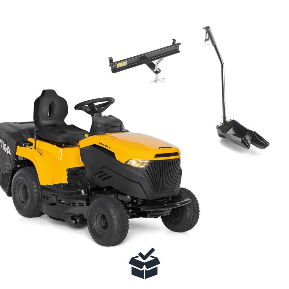 Stiga - Estate 384 M a: Tracteur Tondeuse Thermique, 84 cm, 200 L – Pour Pelouses Jusqu'à 3500 m² -STIGA - Image 6