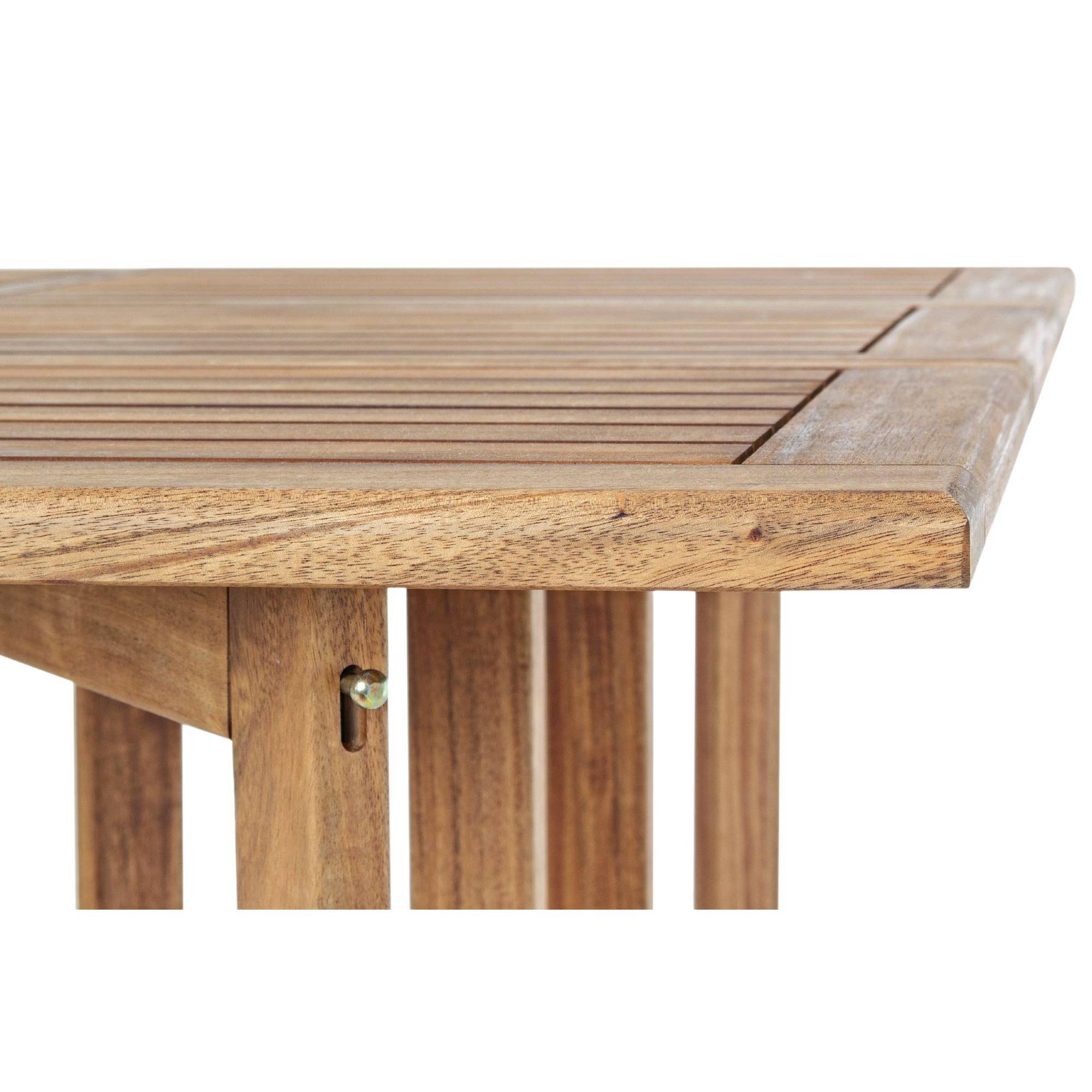 Autre - Ensemble de jardin table et 4 chaises en bois pliable - CANCALE - Image 9