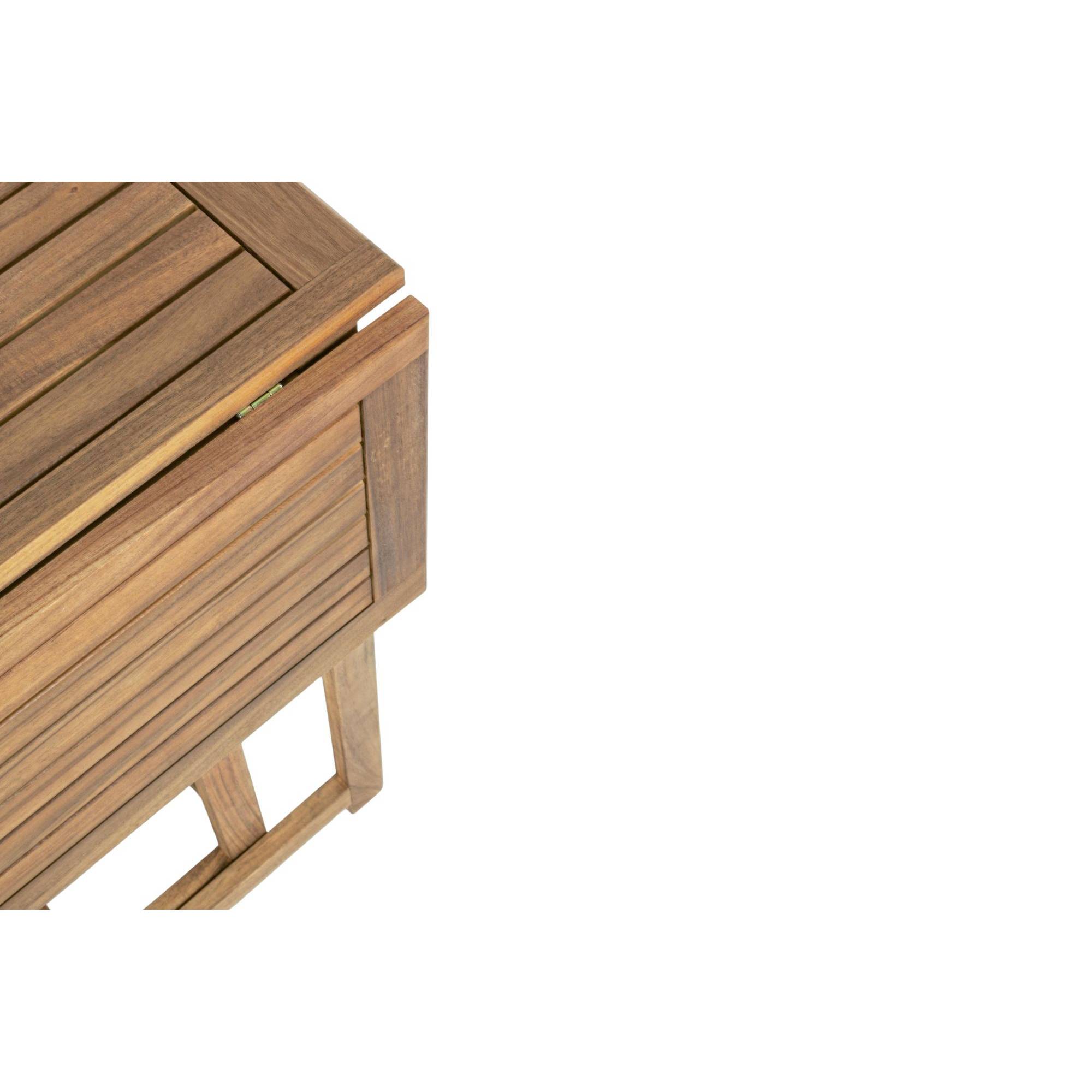 Autre - Ensemble de jardin table et 4 chaises en bois pliable - CANCALE - Image 10