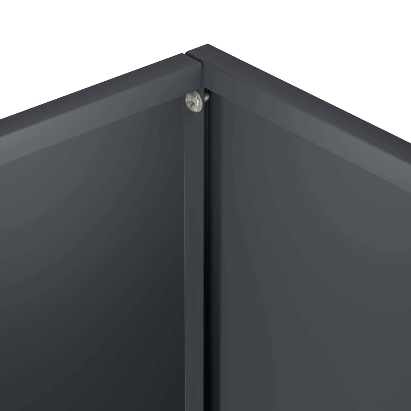 Vidaxl - Cache-pot de jardin 2 pc Anthracite 45 x 45 x 45 cm vidaXL 8004971 - Image 7