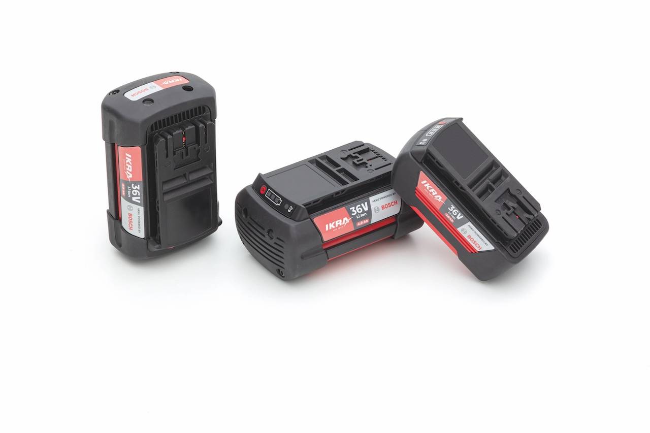 Ikra - Batterie Ikra-BOSCH - 36V 2Ah 72Wh - Li-Ion type LI 28 - compatible avec tous les appareils sans fil 36V Bosch - Made in Europe - Ikra - Image 1