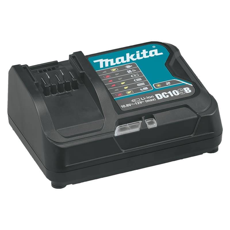 Scie circulaire 10.8V CXT Ø85 mm - MAKITA - avec 2 batteries 12V 4.0Ah - chargeur - MakPac - HS301DSMJ - Image 5