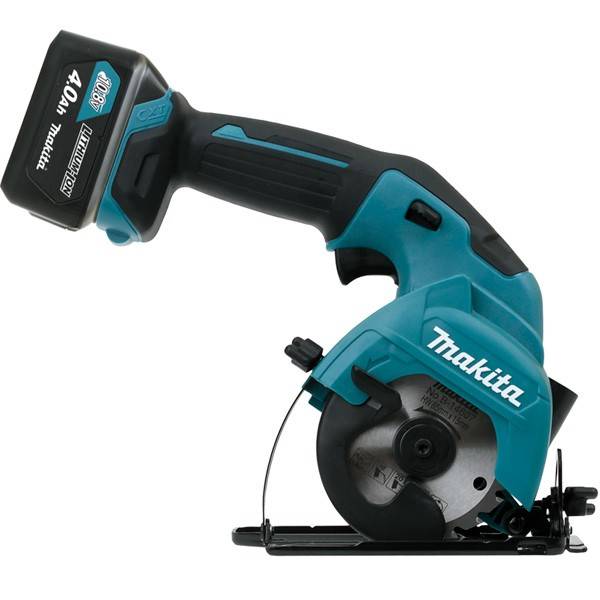 Scie circulaire 10.8V CXT Ø85 mm - MAKITA - avec 2 batteries 12V 4.0Ah - chargeur - MakPac - HS301DSMJ - Image 3