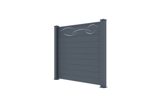 CASANOOV - Casanoov Lot de 2 kits de clôture aluminium LIFE H.170 cm - kits complet 3.8m - Image 5