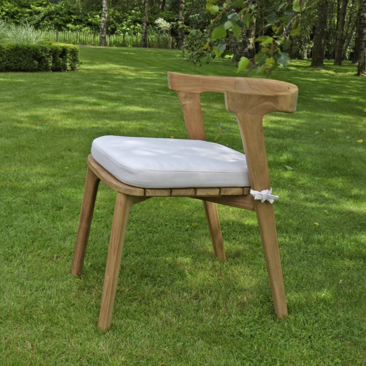 Chaise de jardin en teck massif Rumba - TECK'Attitude - Image 2