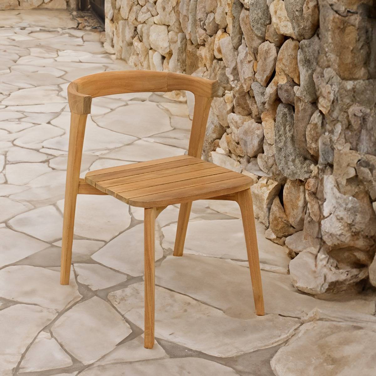 Chaise de jardin en teck massif Rumba - TECK'Attitude - Image 5