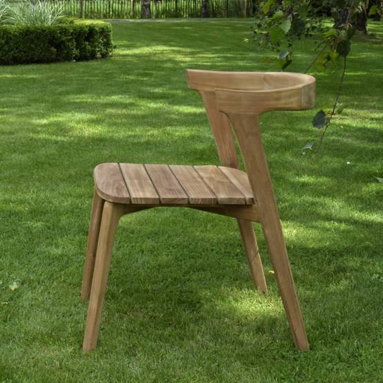Chaise de jardin en teck massif Rumba - TECK'Attitude - Image 3
