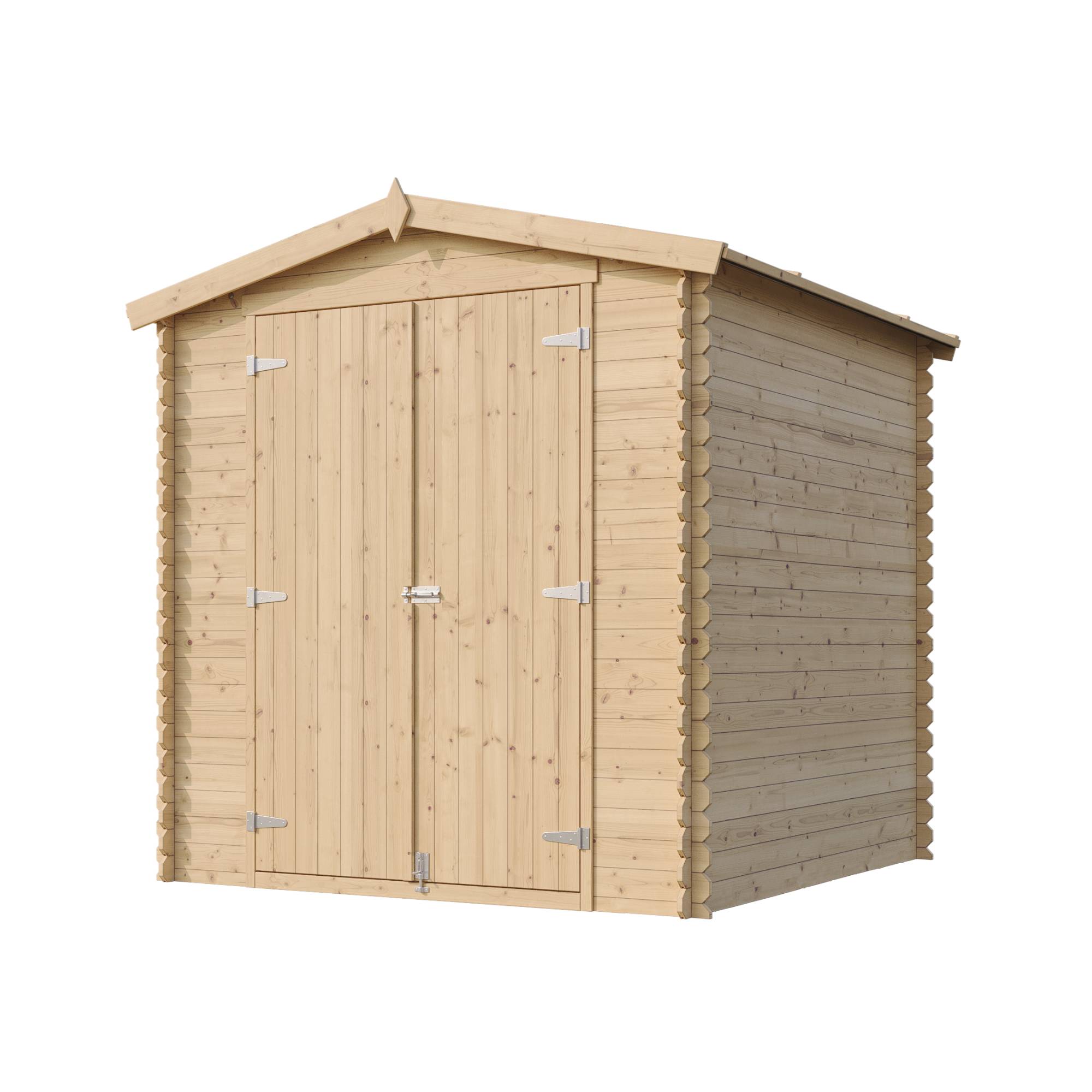 Timbela - Abri de Jardin en Bois - 206x216xH218 cm / 3,53 m² - 19 mm d’épaisseur - Timbela M311C1 - Image 4