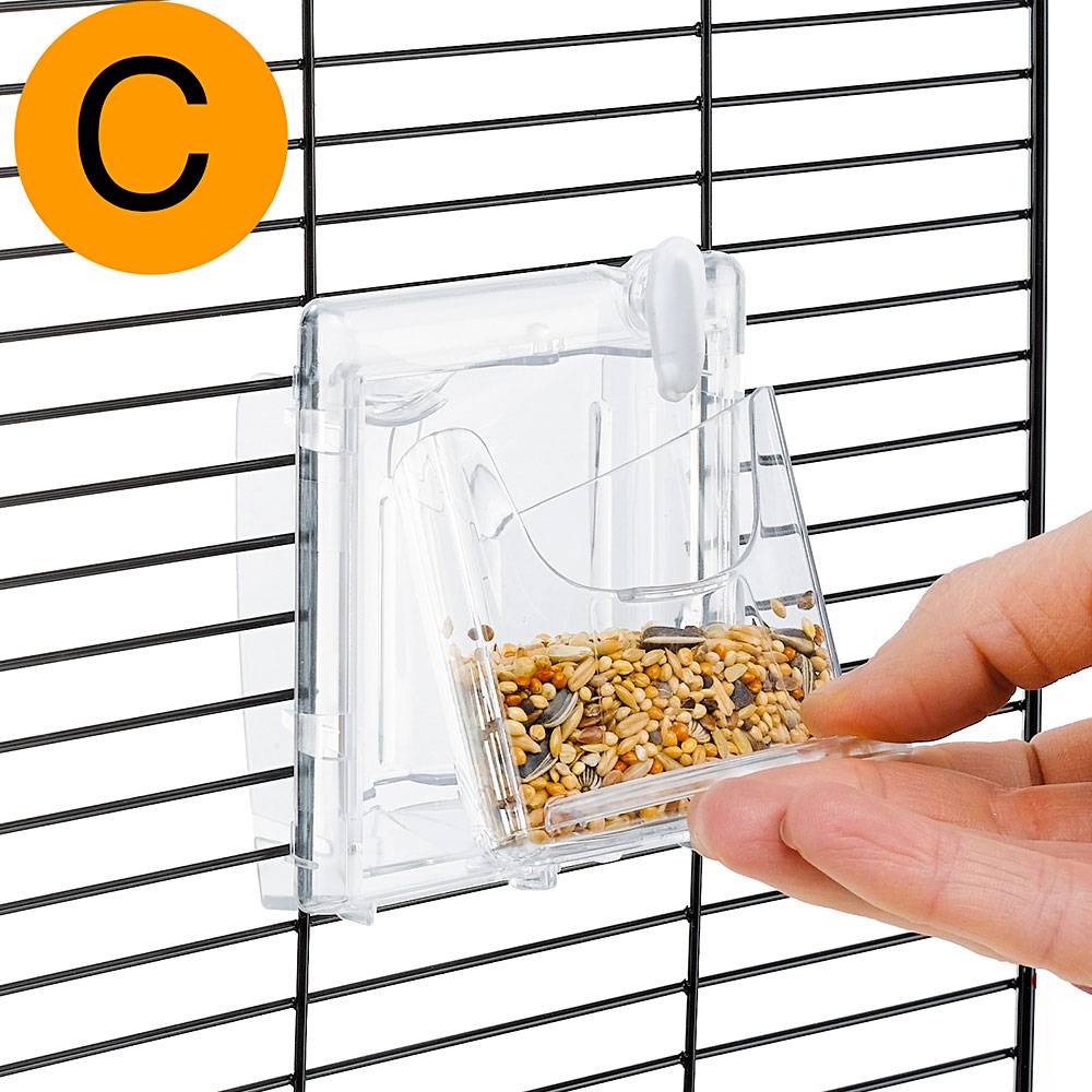 Ferplast - Accessoires pour cages à oiseaux Ferplast BRAVA 2 plastique mangeoire rotative - Image 4
