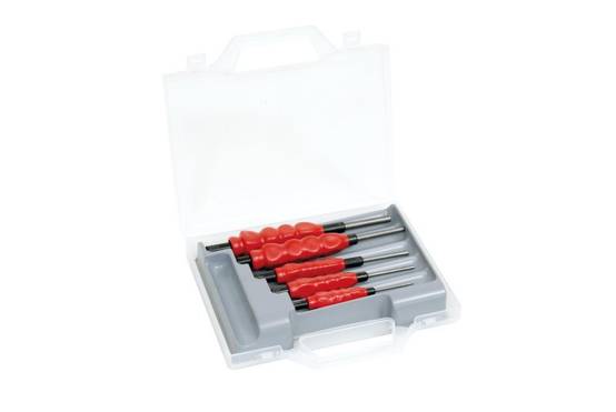 Jeu de 5 chasse-goupilles "AIR" avec poignée – 3/4/5/6/8 mm - MOB - Image 1