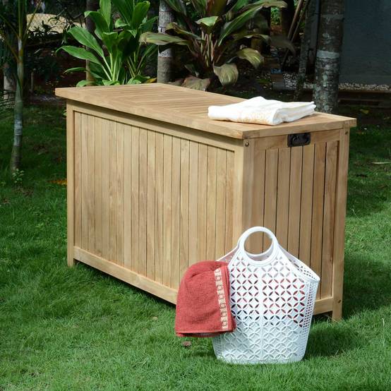 Teck'Attitude - Coffre de jardin en teck massif Aoba - TECK'Attitude - Image 6