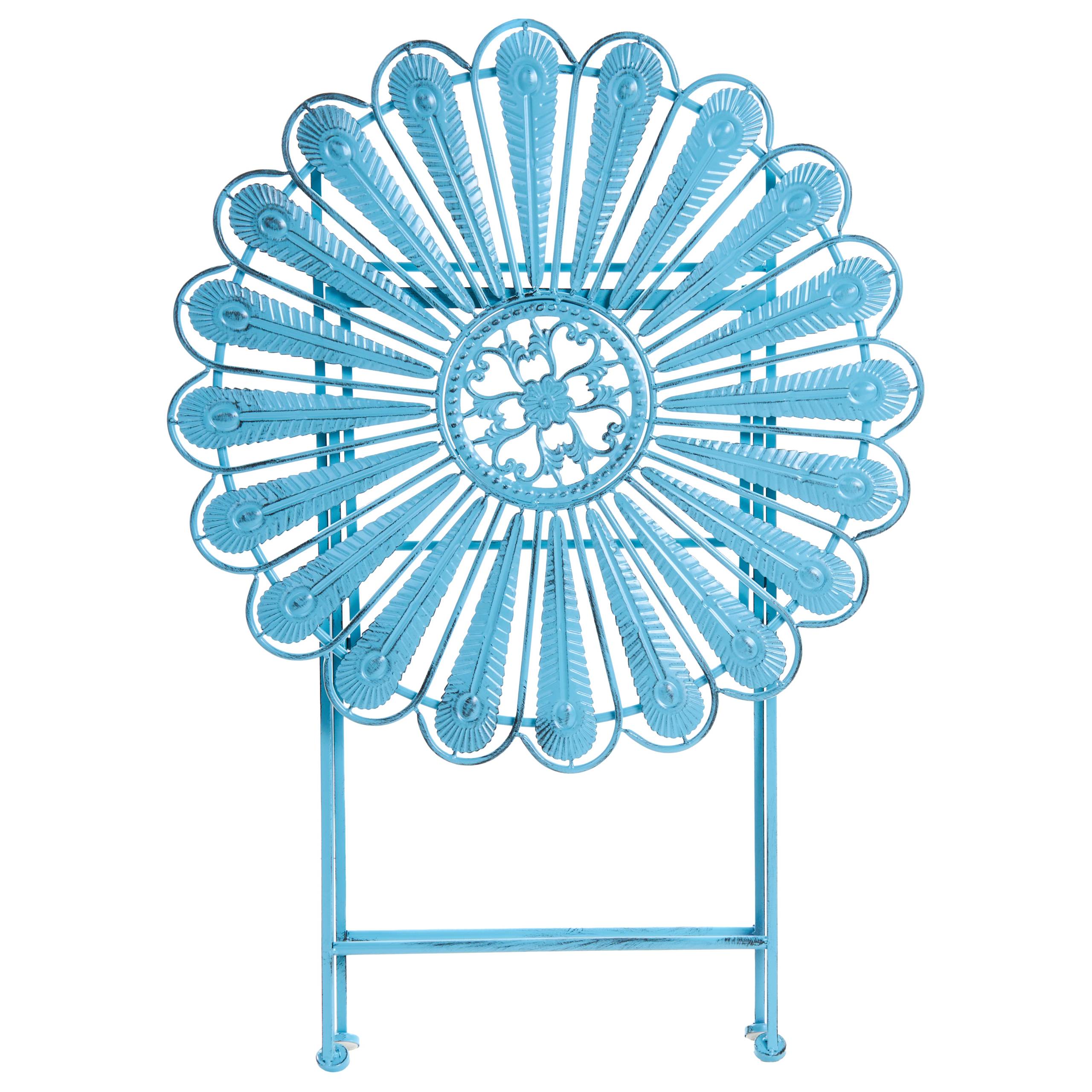 Beliani - Table bistrot Métal Bleu PAVIA - Beliani - Image 6