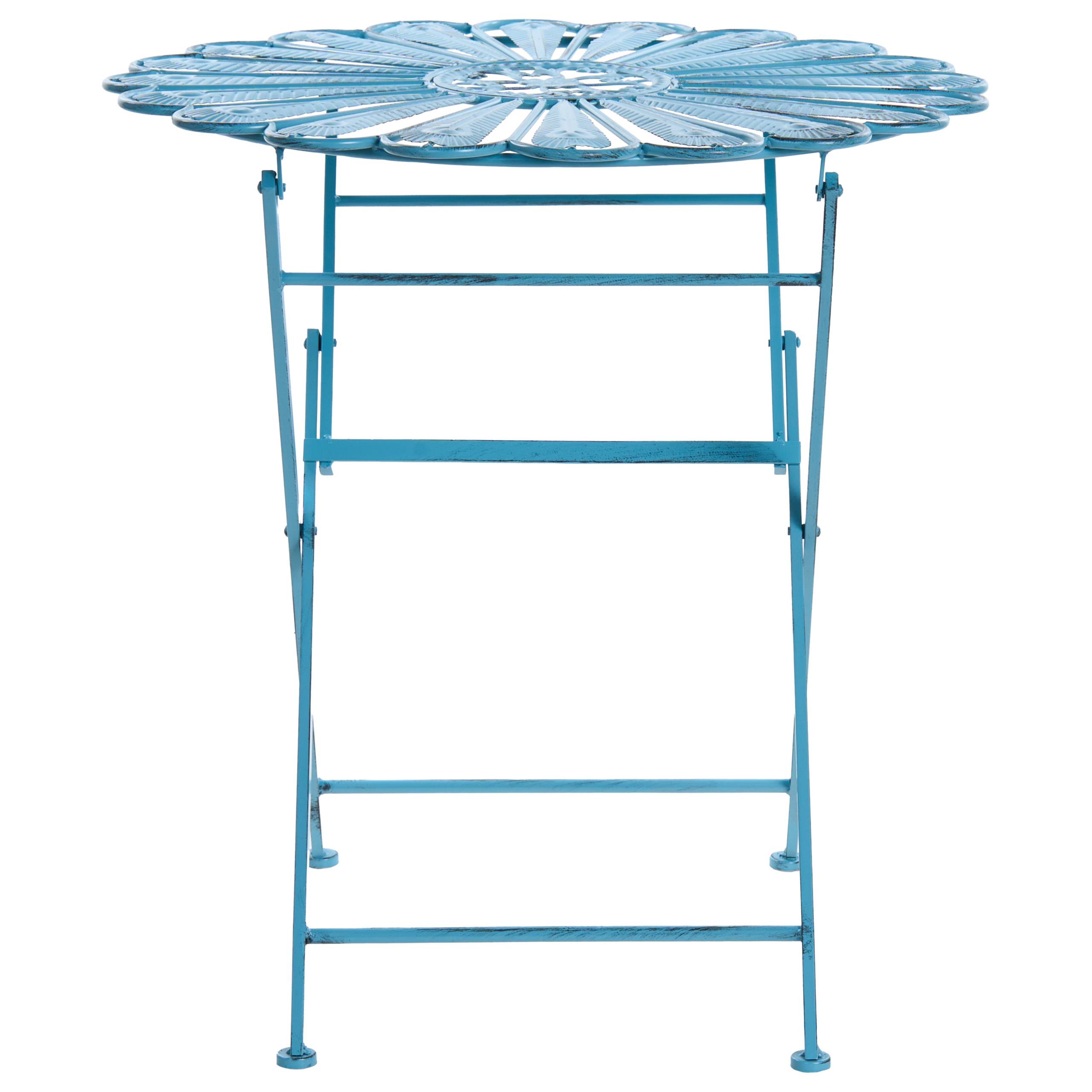 Beliani - Table bistrot Métal Bleu PAVIA - Beliani - Image 4