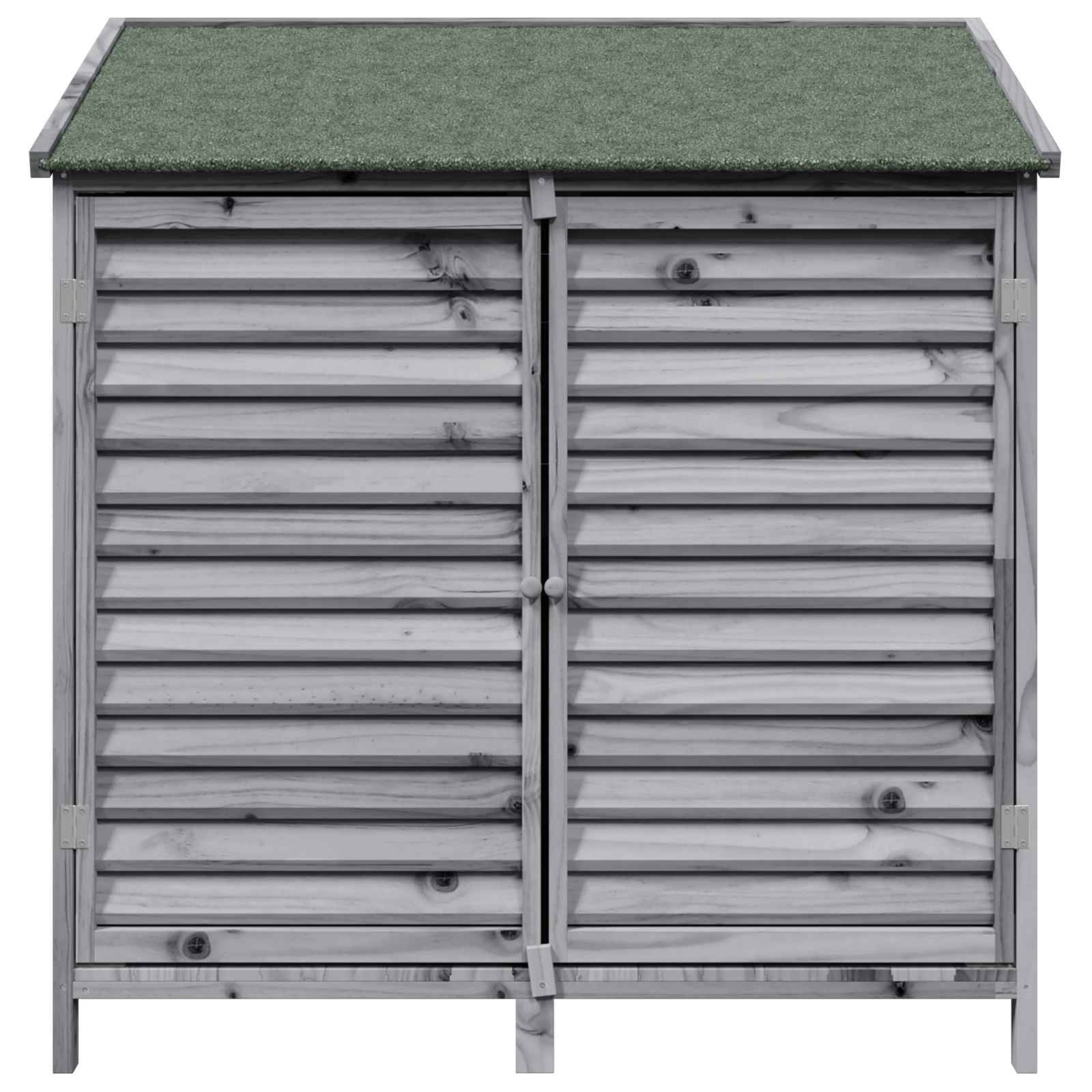 Vidaxl - Abri de jardin Gris 106 x 56 x 113,5 cm Bois de Sapin Massif vidaXL 42033458 - Image 6