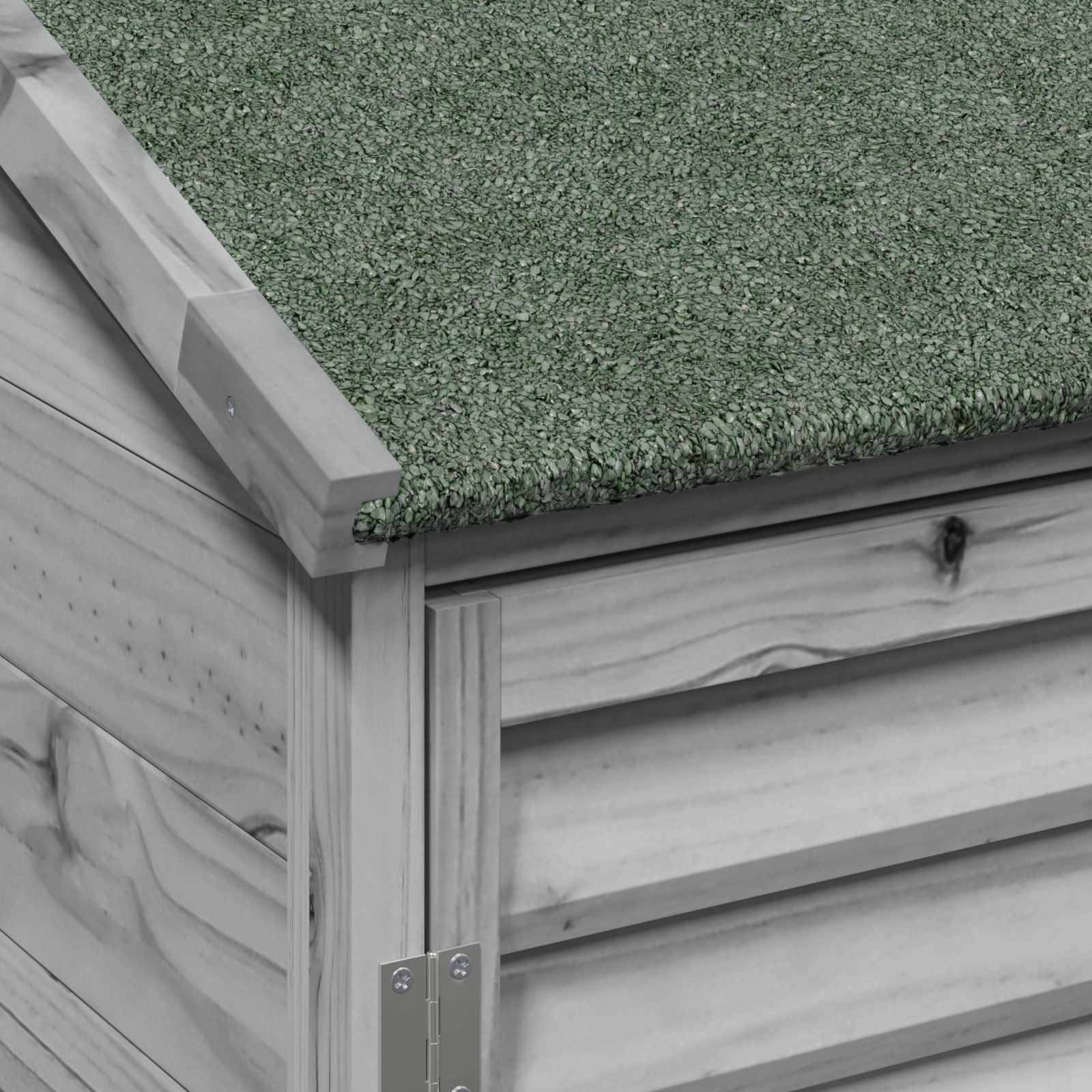 Vidaxl - Abri de jardin Gris 106 x 56 x 113,5 cm Bois de Sapin Massif vidaXL 42033458 - Image 9