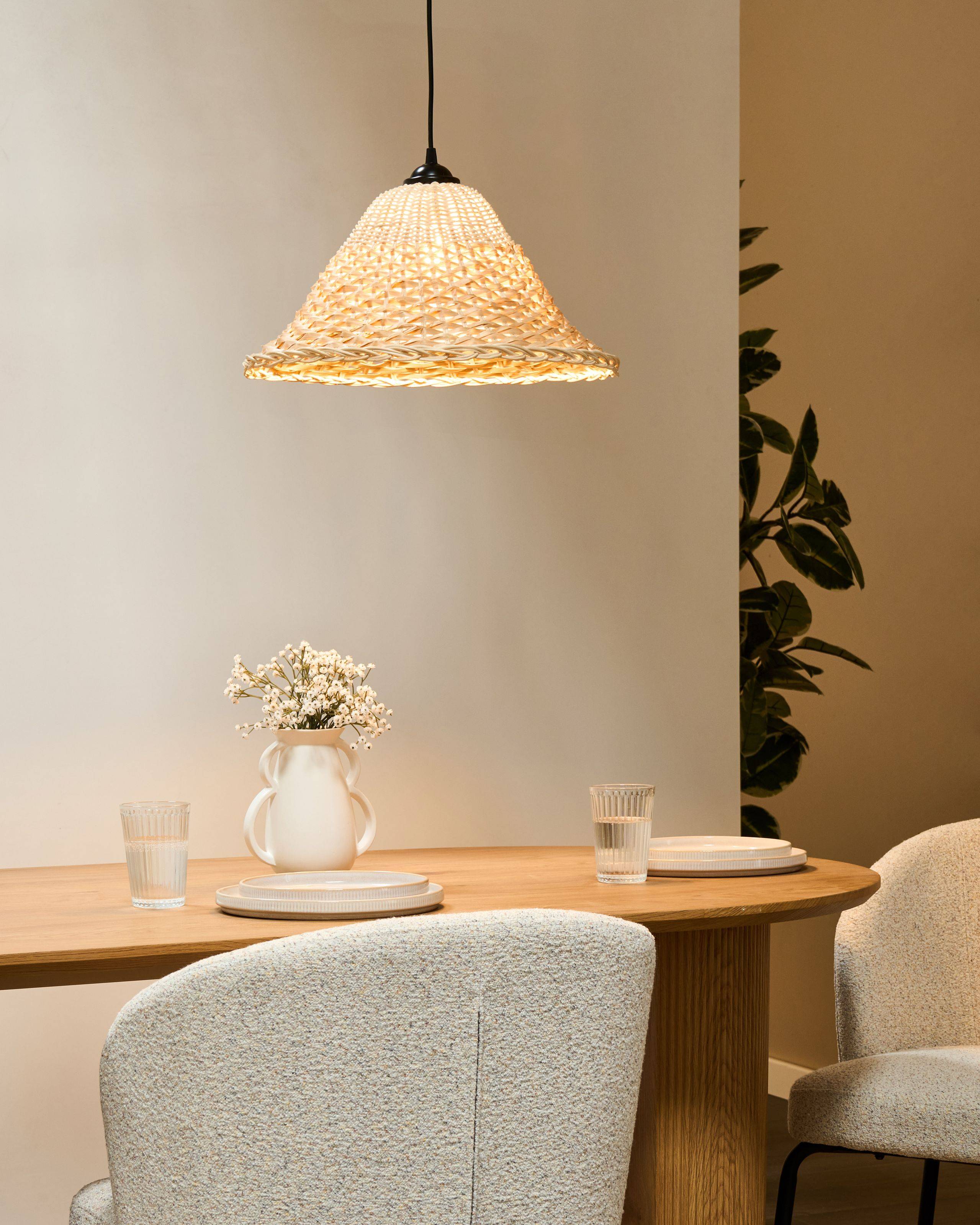 Beliani - Lampe suspension Bambou Naturel GUAMANI - Beliani - Image 1