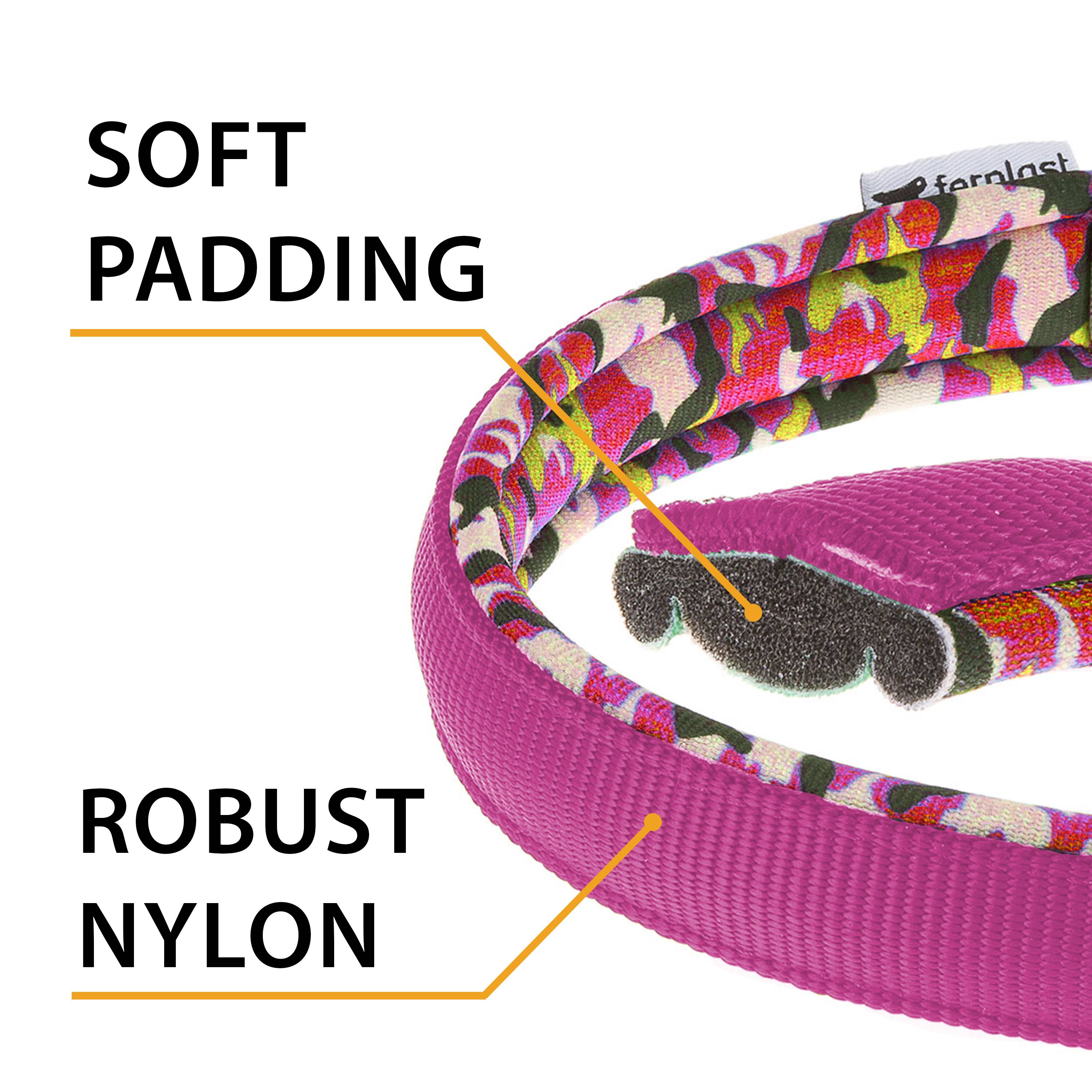 Ferplast - Collier Ferplast chien chiens nylon rembourré Daytona Fantasy C boucle réglable - Image 3