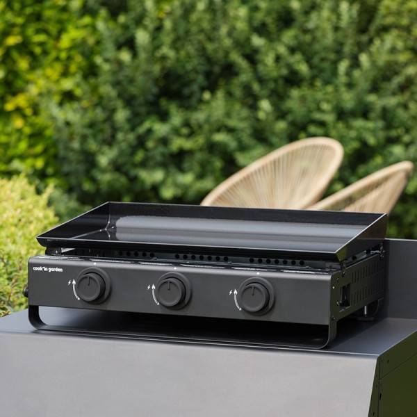 Cook in Garden - Plancha à gaz 3 brûleurs 6 kW 59 × 34 cm pour 10 personnes TEMPO 60 Cook’in Garden - Image 5